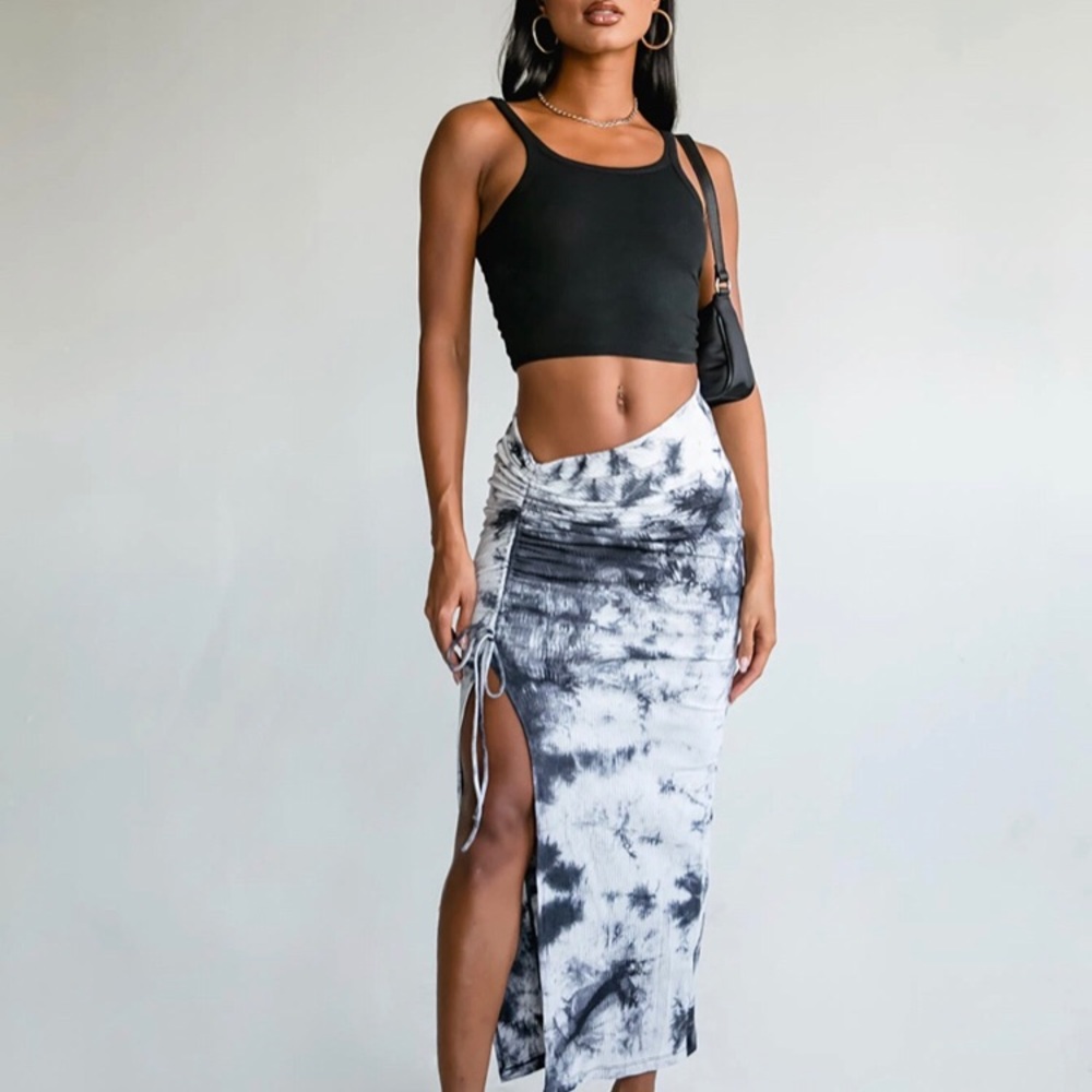 Princess Polly Ivana Tye Dye Midi Skirt